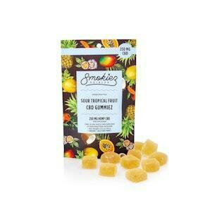Sour Tropical Gummies 1:1 THC:CBD | 100mg | 10ct | 10mg/ea by Smokiez Edibles