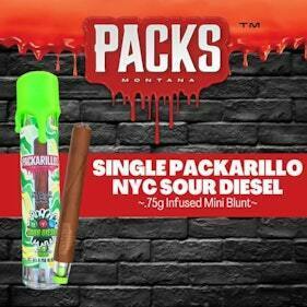 NYC Sour Diesel - Infused Mini Blunt at Mission Mountain Organics - Whitefish Dispensary