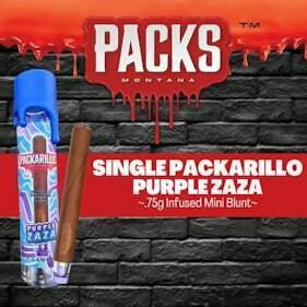 Purple Zaza - Infused Mini Blunt at Mission Mountain Organics - Whitefish Dispensary