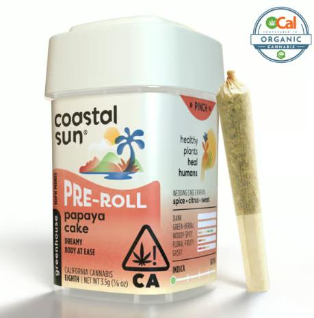Coastal Sun | Papaya Bomb | Mini Joints | 0.35g | 10pk