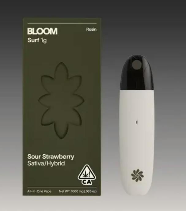 Sour Strawberry Live Rosin All in One 1G