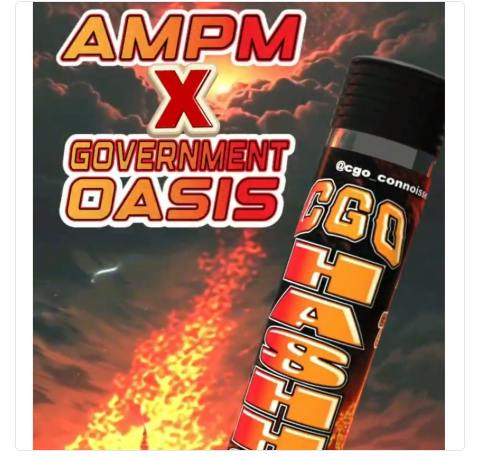 Am Pm x Government Oasis Infused Hash Hole Single 1.2G