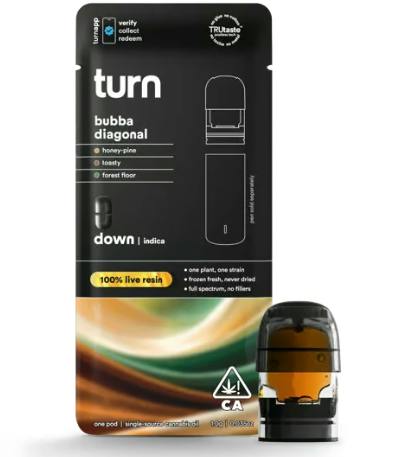 Bubba Diagonal Live Resin Pod 1G