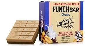 Punch | Peanut Butter Milk Chocolate | Hybrid | PunchBar | 100mg