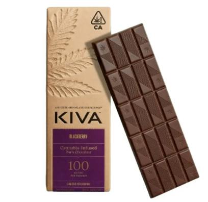 Blackberry Dark Chocolate Bar | 100mg | 20ct | 5mg/ea