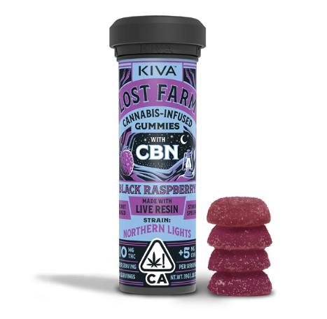 Black Raspberry'Northern Lights’10:5THC:CBN Gummies| 100mg | 10ct | 10mg/ea
