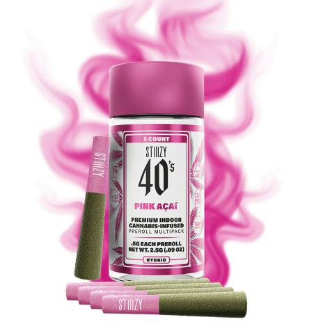 - PINK ACAI - .5G 40's Infused Preroll 5 Pack