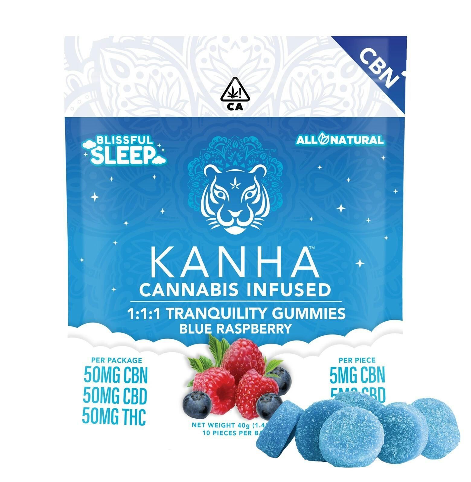 KANHA | TRANQUILITY 1:1:1 CBN:CBD:THC | GUMMIES