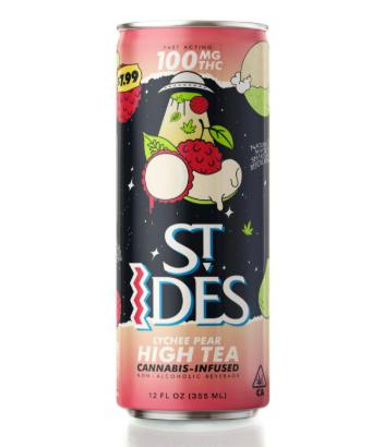 Lychee Pear High Tea | Non-Carbonated | 100mg | 12 fl oz