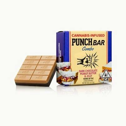 Punch | Dark Chocolate Peanut Butter Jelly | Hybrid | PunchBar | 100mg