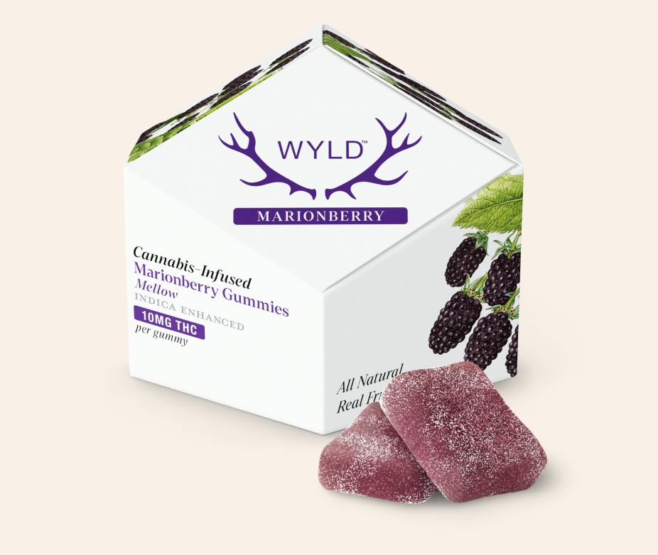 Marionberry Indica Enhanced Gummies | 100mg | 10ct | 10mg/ea