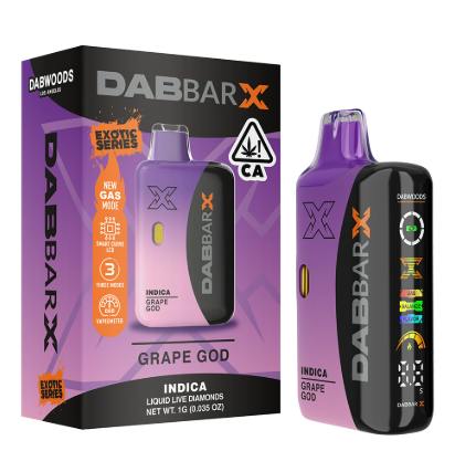 Grape God | Dab Bar X Liquid Live Diamonds Disposable | 1g