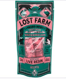 Watermelon 'Gelato' Live Resin Chews | 100mg | 10ct | 10mg/ea