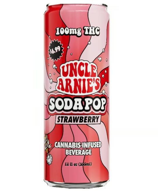 Strawberry Soda Pop | Carbonated | 100mg | 12oz