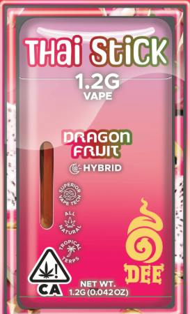 Dee Thai | Dragonfruit | Thai Stick Vape Disposable | 1.2g