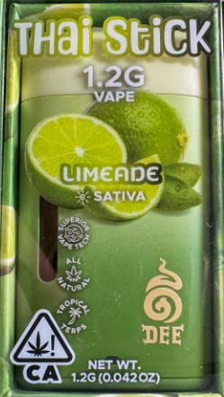 Dee Thai | Limeade | Thai Stick Disposable Vape | 1.2g