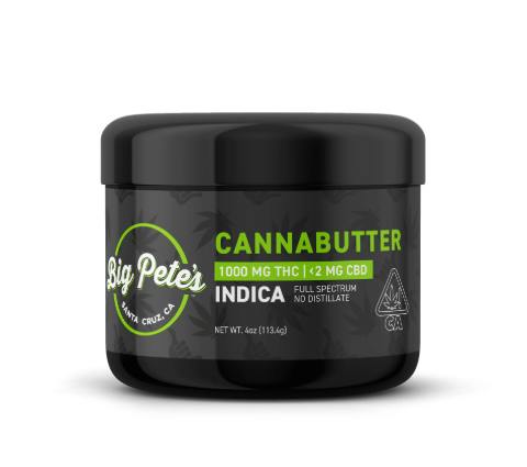 Big Pete's Cannabutter - Indica 1000mg THC