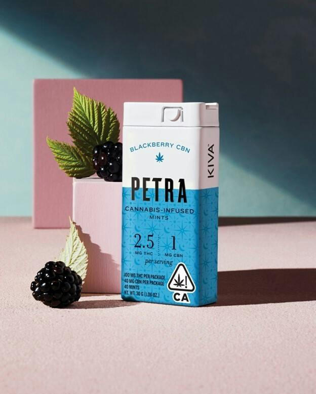 Blackberry 2.5:1 THC:CBN Mints | 100mg | 40ct | 2.5mg/ea