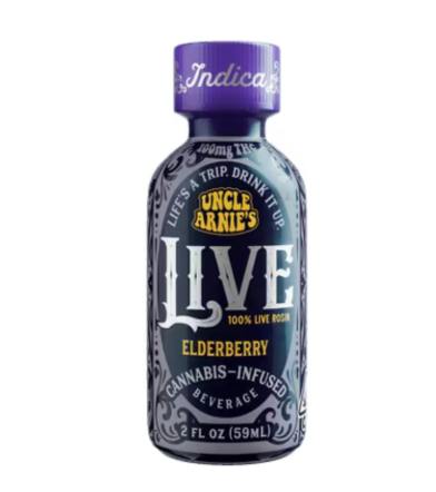 Elderberry 100% Live Rosin | Non-Carbonated | 100mg | 2oz