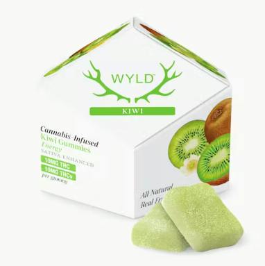 Kiwi 1:1 THC:THCV Sativa Enhanced Gummies | 100mg | 10ct | 10mg/ea