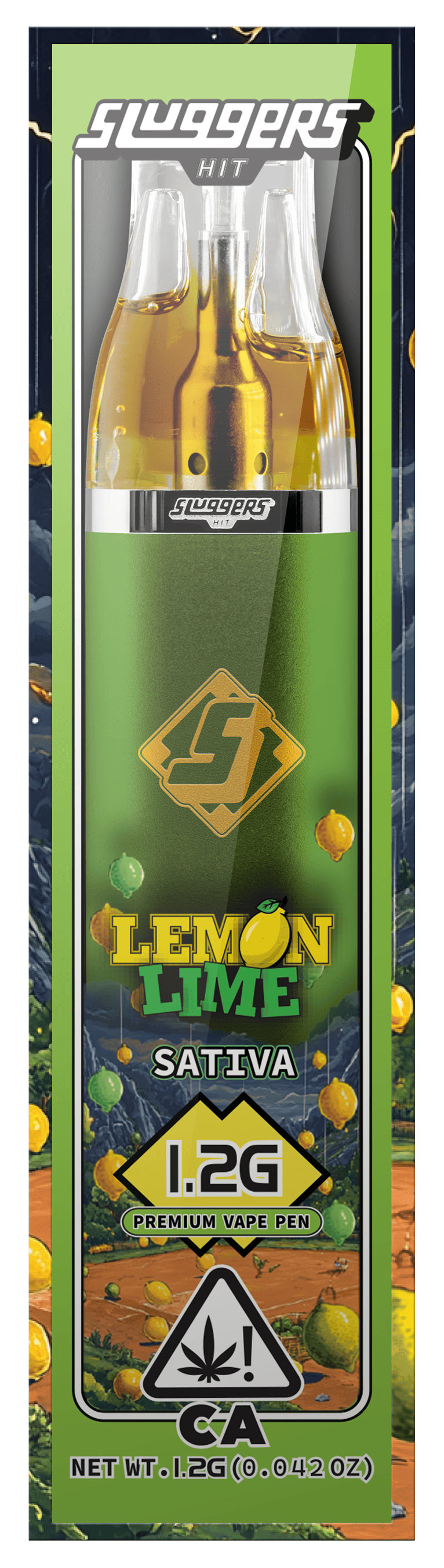 Sluggers - AIO Vape - 1g - Lemon Lime