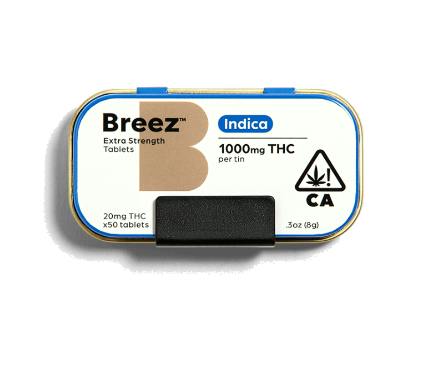 Breez | Indica | Extra-Strength Tablets | 1,000mg