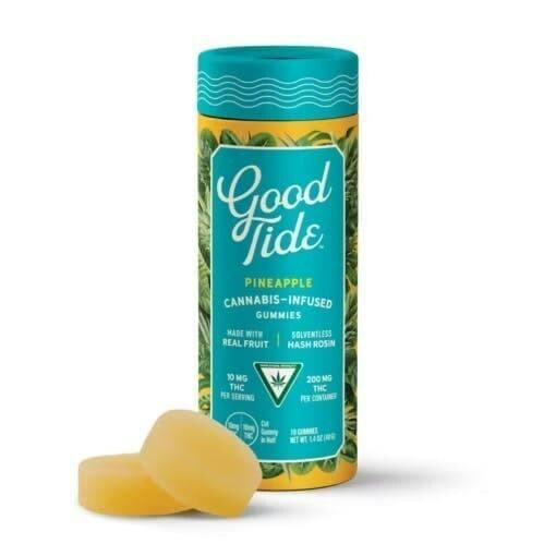 Pineapple Gummies | 100mg | 10ct | 10mg/ea
