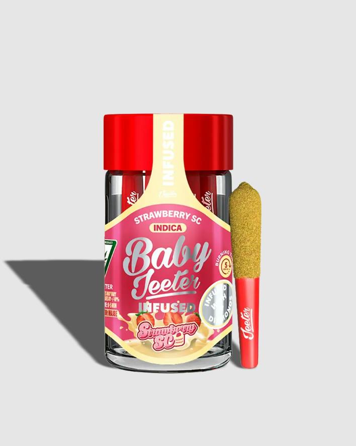 Jeeter | Strawberry SC | Quad-Infused Minis | 0.5g each | 5pk