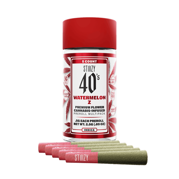 - WATERMELON Z - .5G 40's Infused Mini Blunt 5 Pack