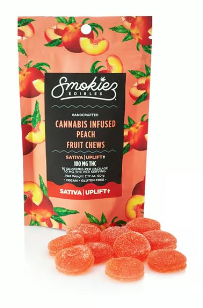 Peach Gummies | 100mg | 10ct | 10mg/ea