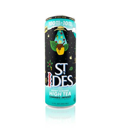 Honey Ginseng High Tea | Non-Carbonated | THC:THCv 100mg:10mg | 12 fl oz