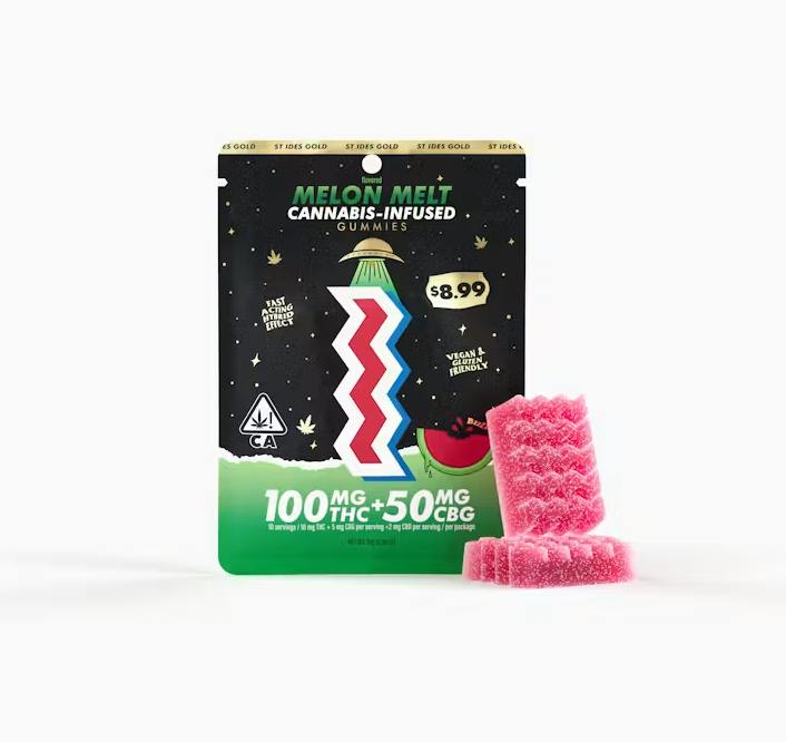 Melon Melt Gummies l 2:1 THC:CBG l 100mg l 10ct