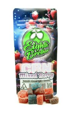 Eighth Brothers | Mixed Berry | CBN Gummies | 60 mg | 10 Pack