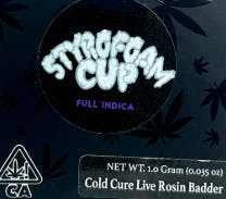 TEAM ELITE GENETICS | STYROFOAM CUP | ROSIN | TIER 2 | 1G