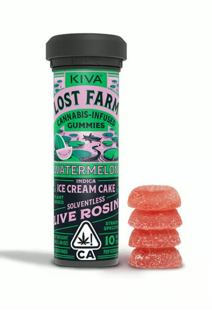 LOST FARM | WATERMELON ICE CREAM | ROSIN GUMMIES | 100MG