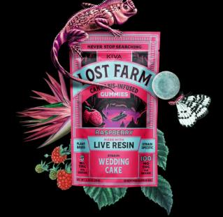Lost Farm | Raspberry | Live Resin Gummies | 100mg
