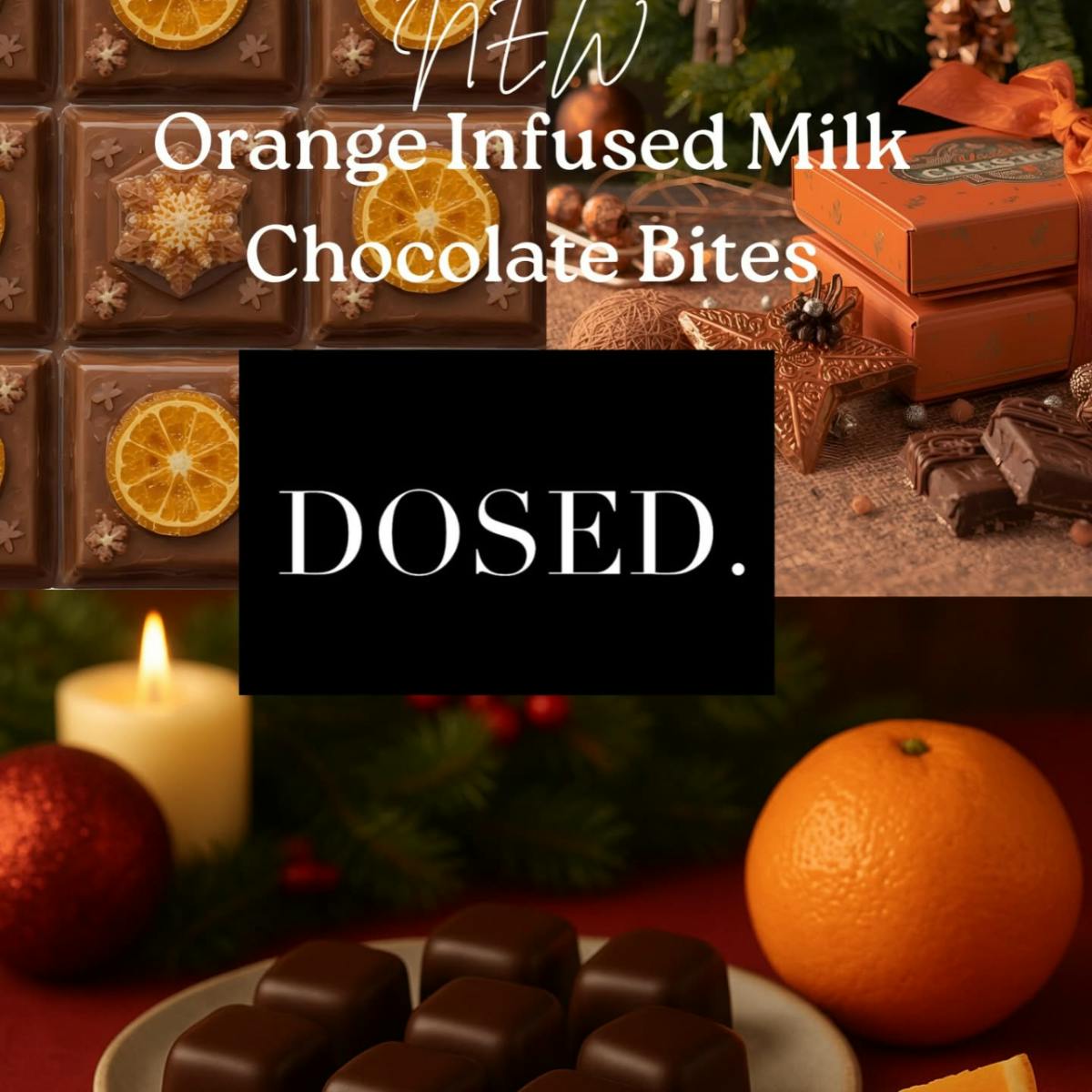 Orange Milk Chocolates | 101.39mg | 10ct | 10mg/ea