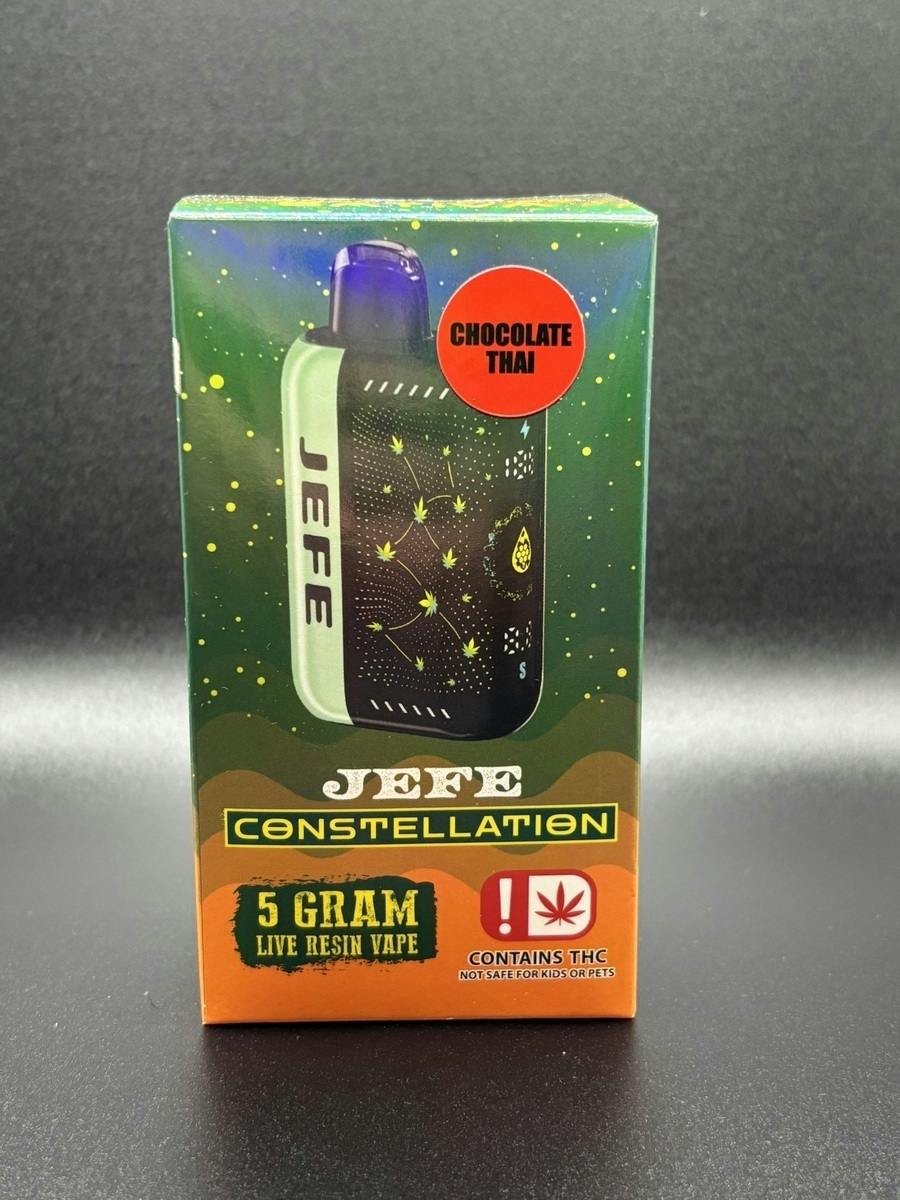 Jefe 5g Constellation - Live Resin Disposable - Chocolate Thai - 5 Grams