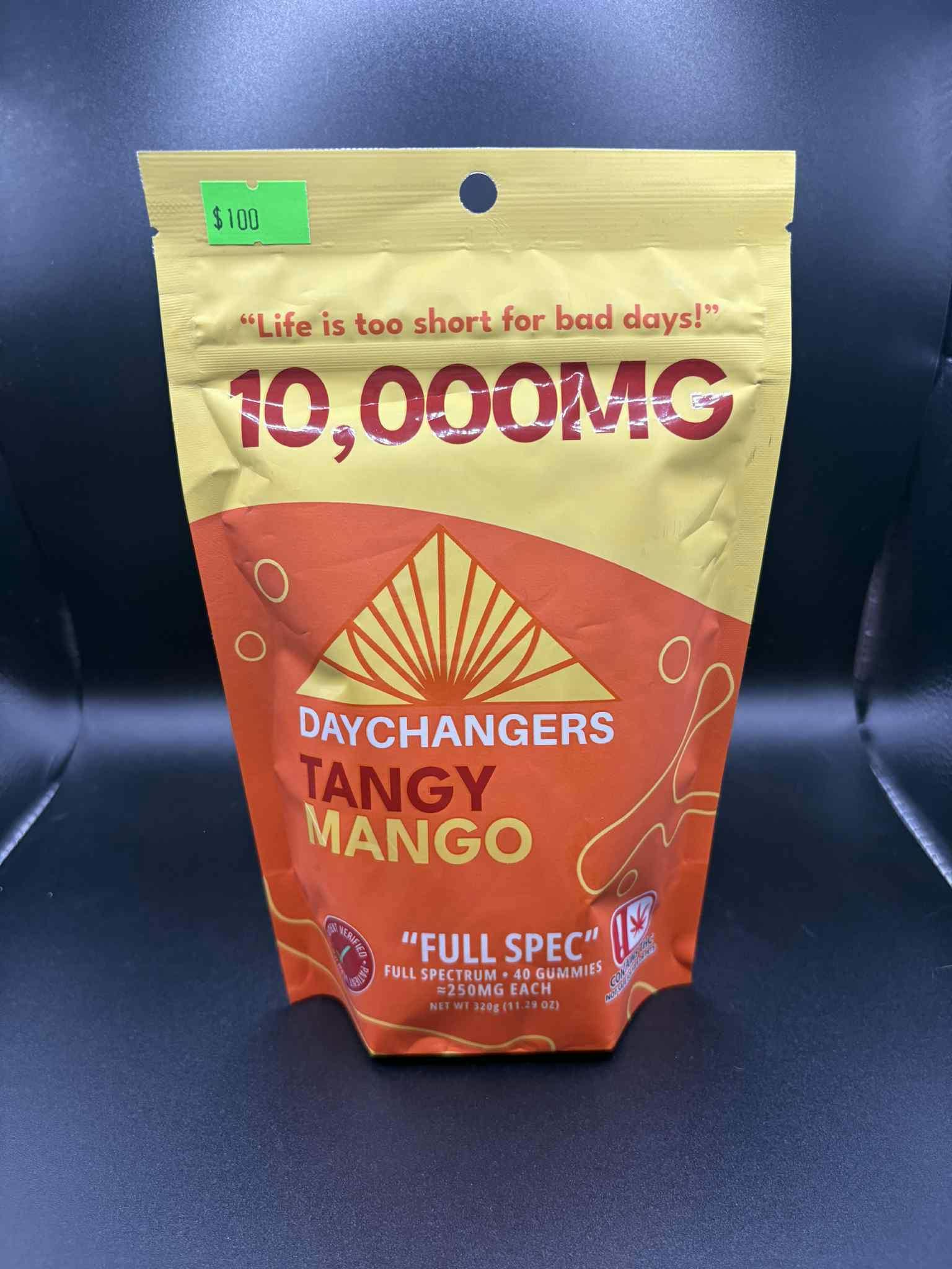 Day Changers - 10,000mg - Tangy Mango Gummy - 40ct.