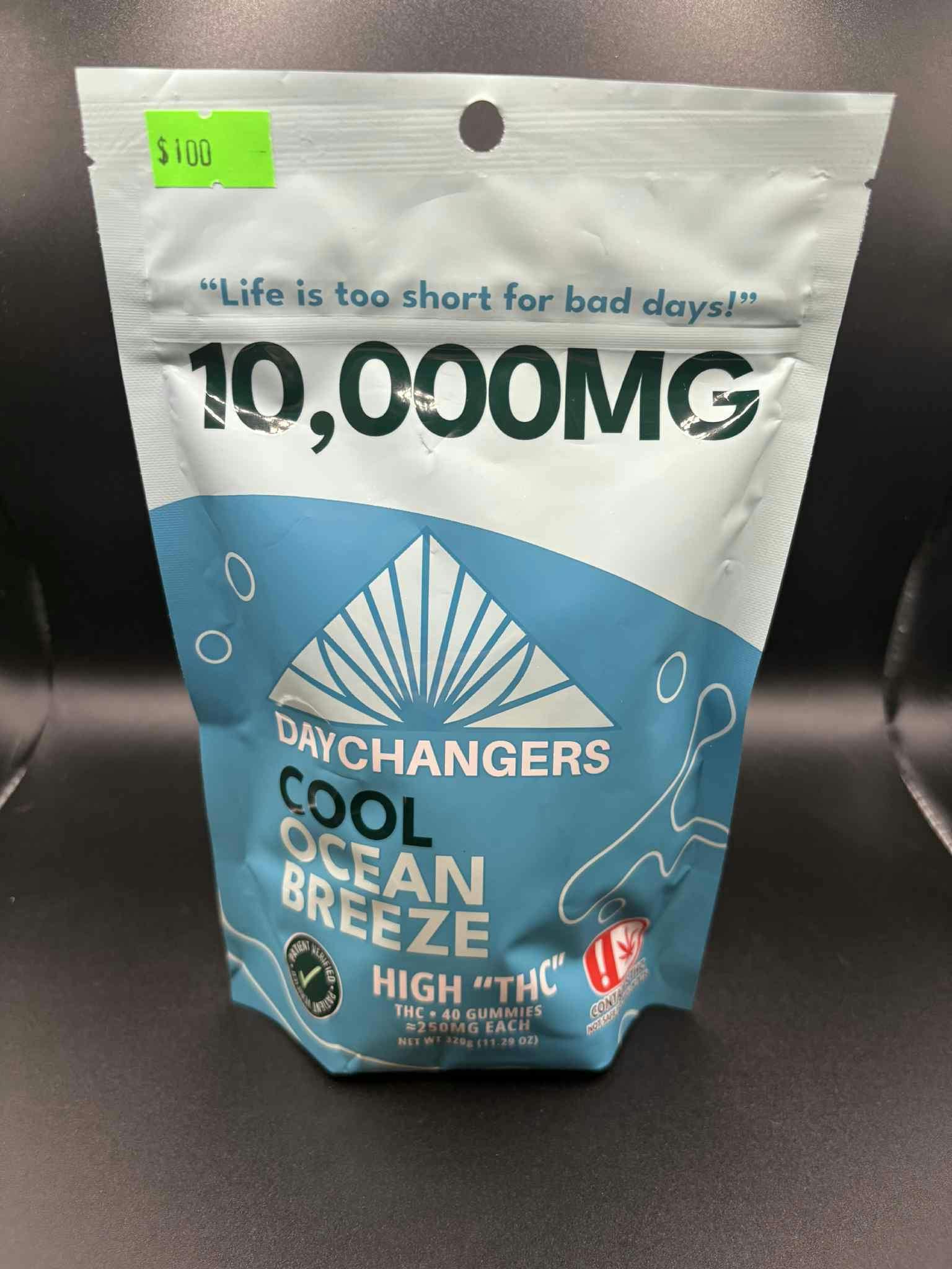 Day Changer | Cool Ocean Breeze Gummies (40ct.) | 10,000mg