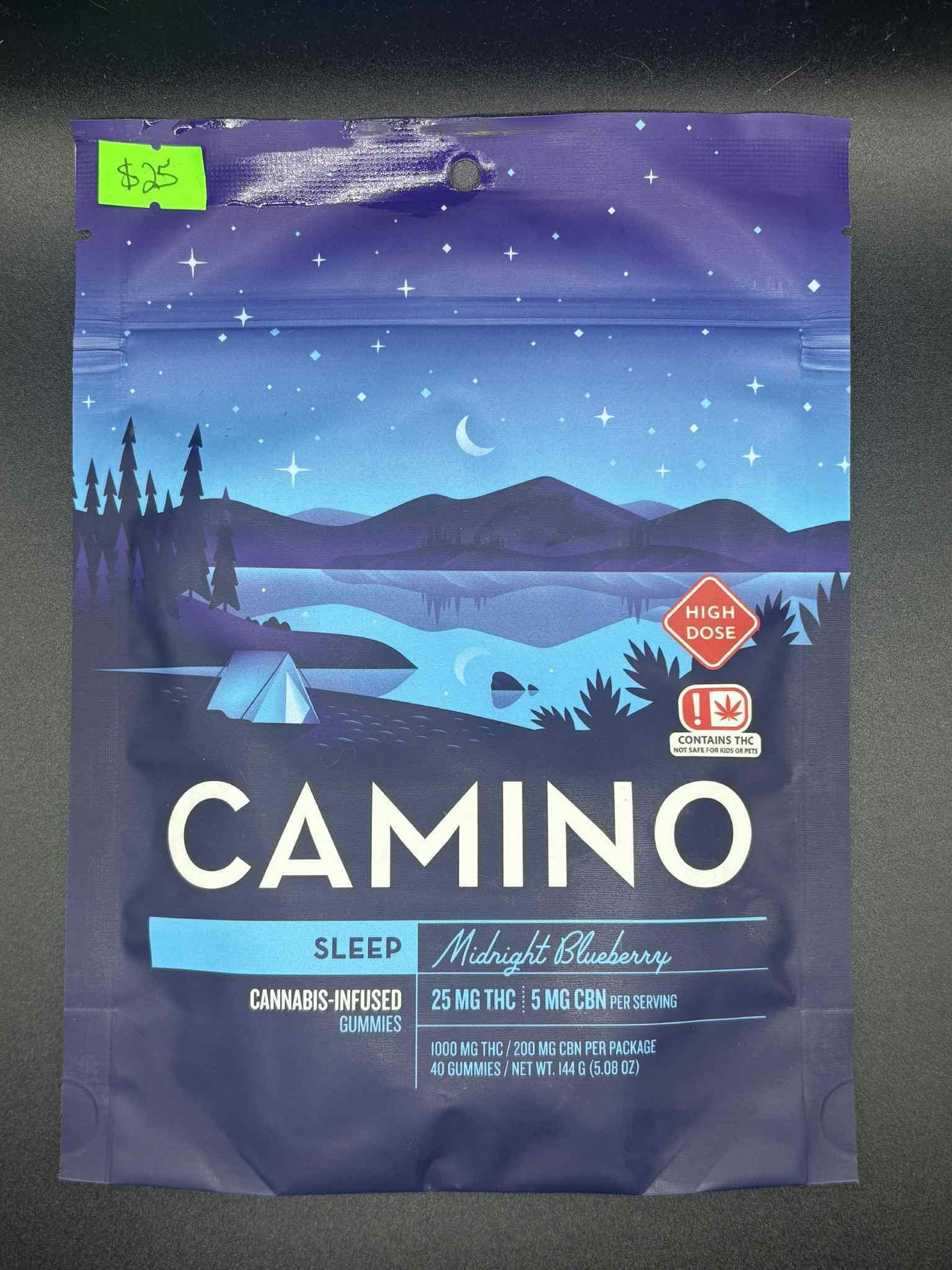 Sleep | Midnight Blueberry THC:CBN 5:1 Gummies | 1000mg | 40ct | 25mg/ea
