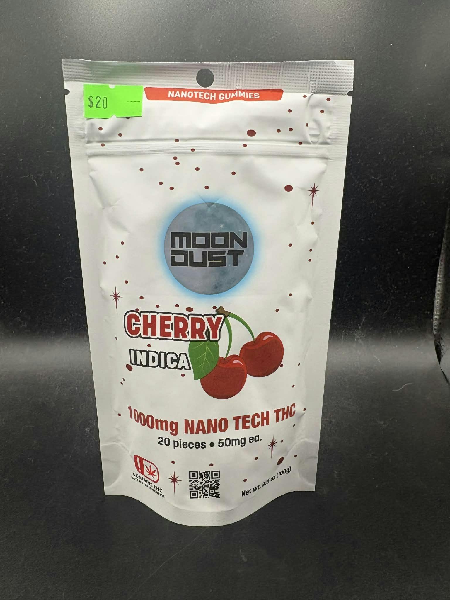Moon Dust | Cherry Nano Gummies | 1000mg | 20ct | 50mg/ea