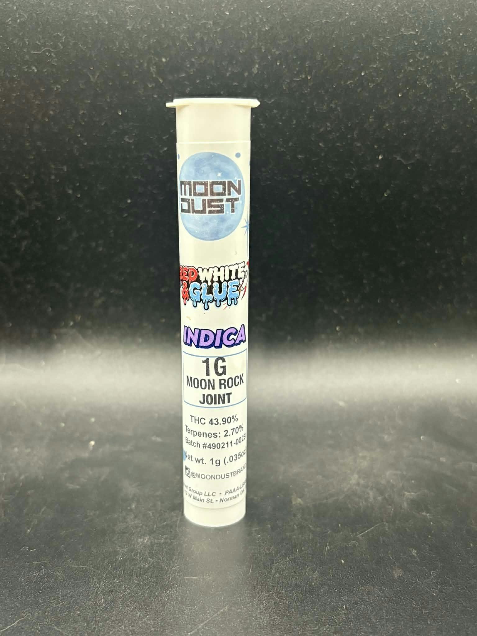 Moon Rock | Red White & Glue | Infused Joint | 1g