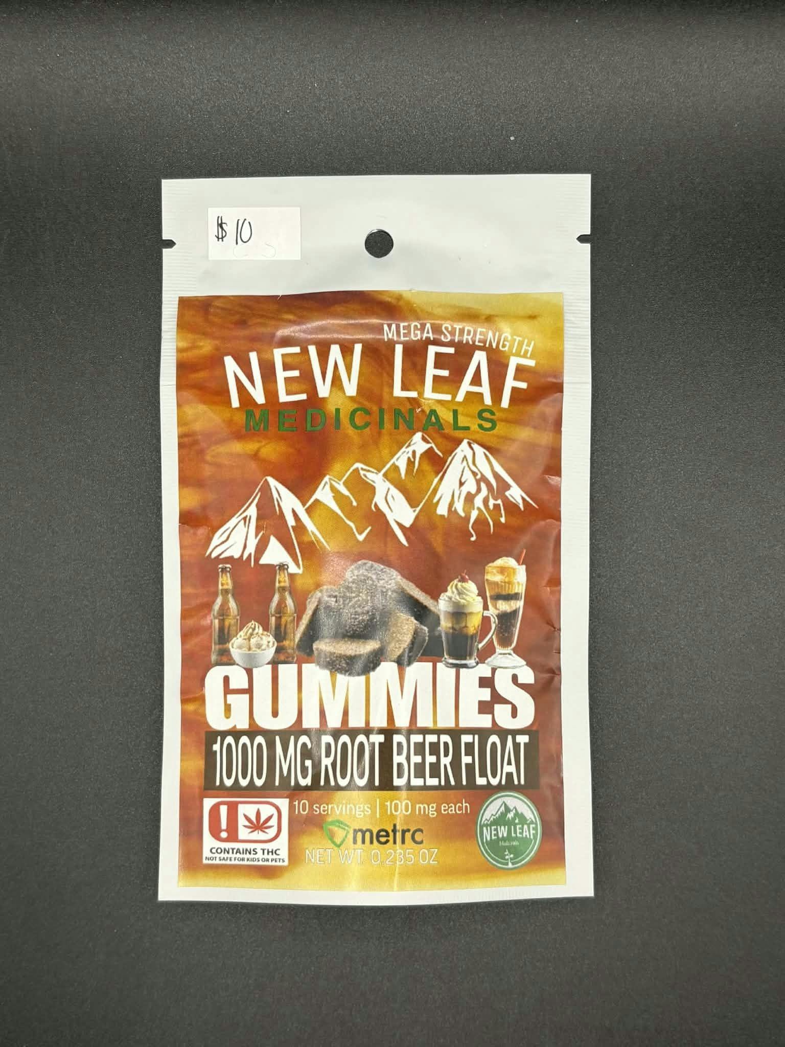 New Leaf Gummies - 1000mg Root Beer Float