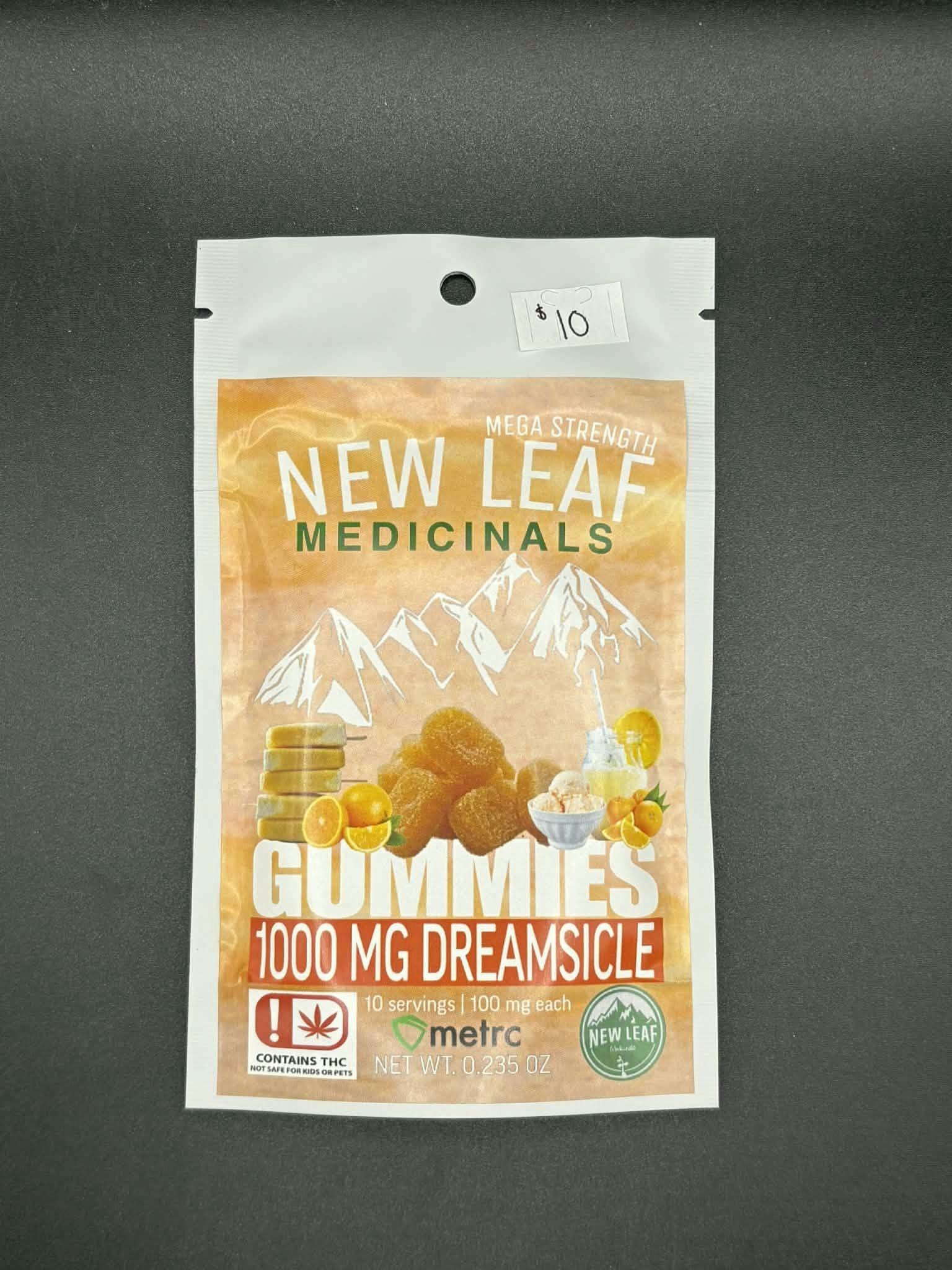 New Leaf Gummies - 1000mg Dreamsicle