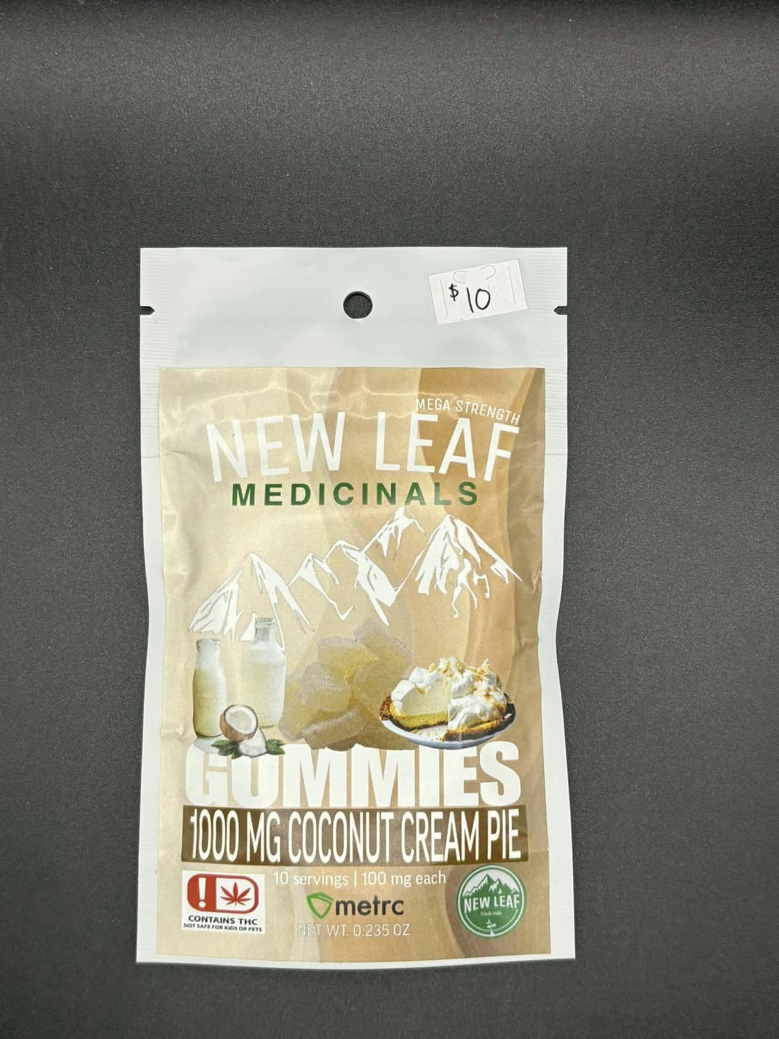 New Leaf Gummies - 1000mg Coconut Creme Pie
