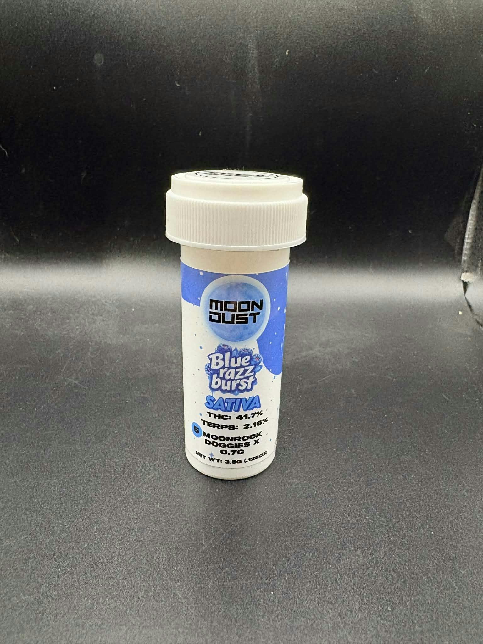 Moon Rock | Blue Razz Burst | Infused Joint | 0.7g each | 5pk
