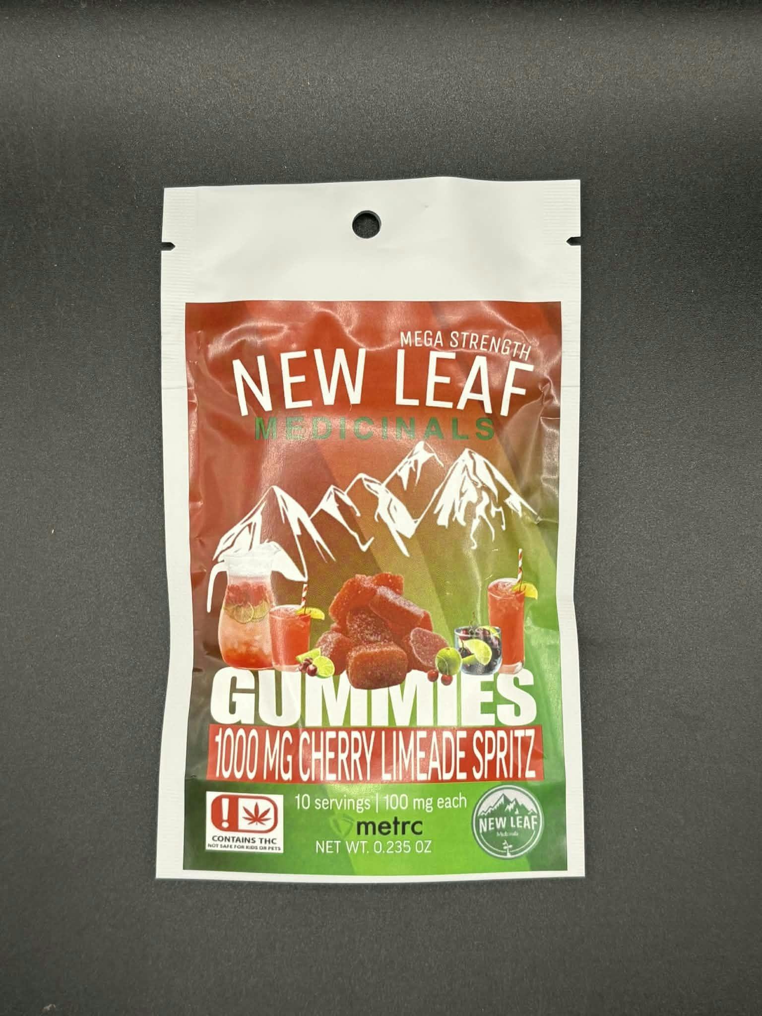 New Leaf Gummies - 1000mg Cherry Limeade Spritz
