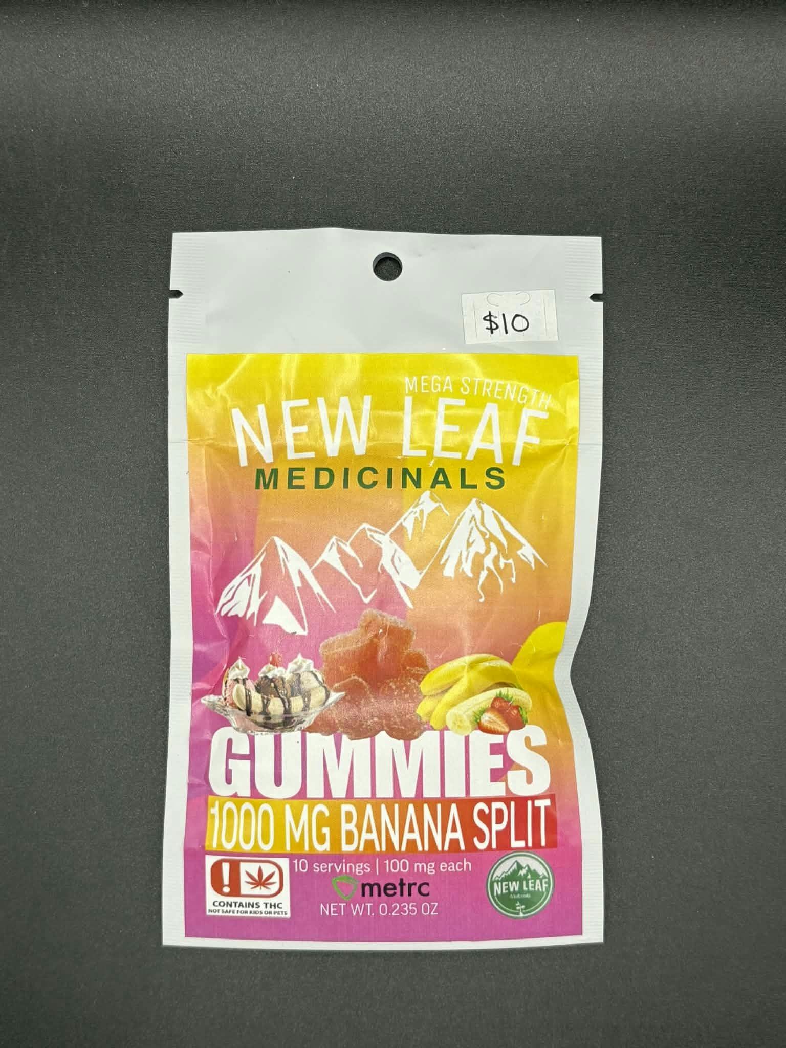 Banana Split Gummies | Gummies | 10pk | 100mg/ea
