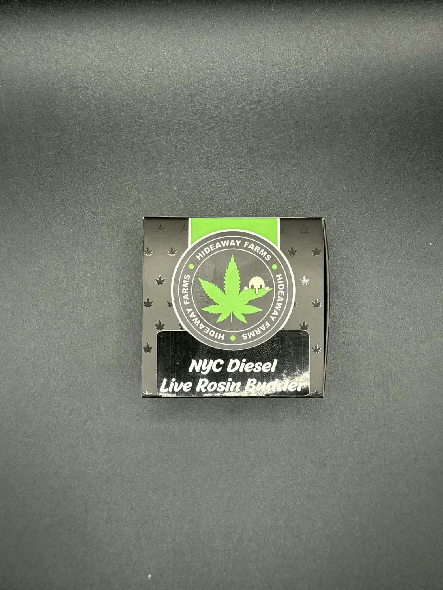 Hideaway Farms - Live Rosin Budder - NYC Diesel - 1g